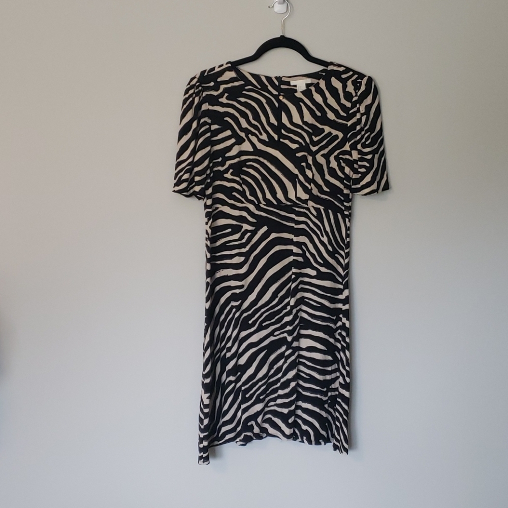 Zebra-print Dress